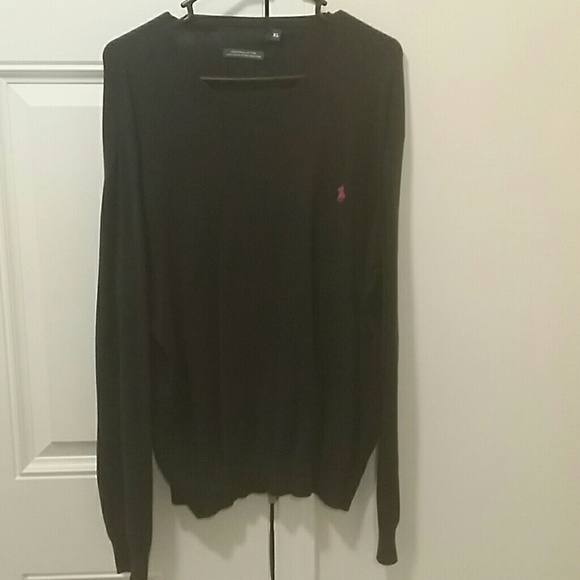 Navy Blue Polo Sweater - Picture 1 of 2